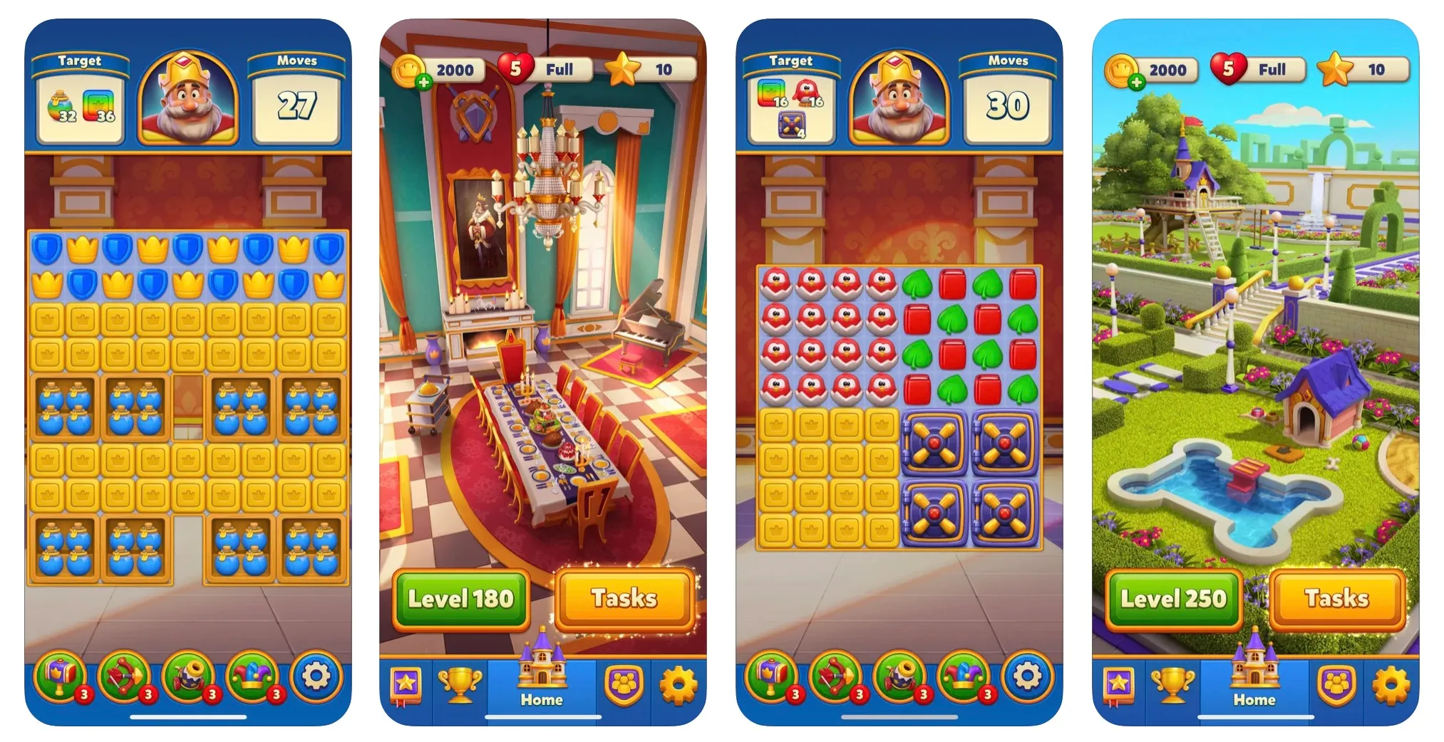 Royal Match Gameplay Screenshots